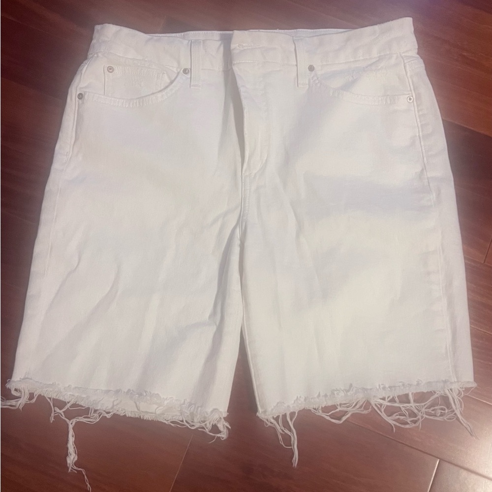 Joe’s Jeans High Rise Honey White Bermuda Shorts - Size 32